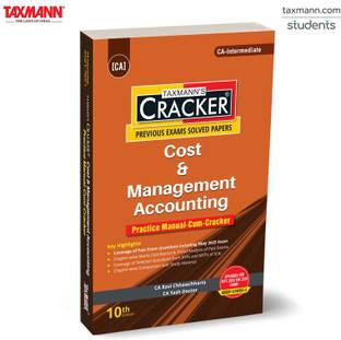 Taxmann's Practice Manual/CRACKER for Cost & Management Accounting (Paper 4 | CMA) – Exam-Oriented Manual Featuring Past Questions | RTPs/MTPs for CA Inter | New Syllabus | Sept. 2025/Jan. 2026 Exams