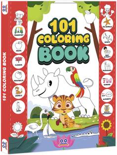 Colouring Book  - 101 Coloring Book for Kids | Best Seller Colouring Book | Jumbo Kit for Painting, Drawing and Coloring | Copy Colour Kids Colouring book | Ages: 2 - 6 Years Old | IFAS Publications