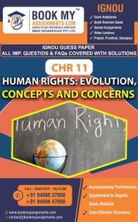 IGNOU CHR 11 Human Rights: Evolution, Concepts and Concerns | Guess Paper | Important Question Answer | Certificate in Human Rights (CHR)