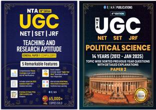 UGC NET Political Science  - Paper 2 & UGC NET Paper 1 -2025 [Set of 2 Books] | Unit-Wise Sorted PYQs with Detailed Solutions | NTA UGC NET/JRF & SET Political Science Exam Preparation Book | Includes Teaching & Research Aptitude | IFAS Publications
