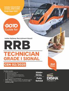 Disha Go To Guide for Indian Railway Recruitment Board RRB Technician Grade I Signal CEN 02/ 2025 2nd edition