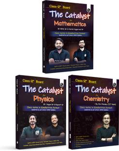 PW Class 12 Board The Catalyst For Physics, Chemistry & Maths Combo of 3 Books