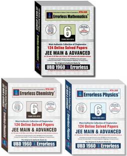 6-Years JEE Main & Advanced (2024-2019) Mathematics , Physics & Chemistry (3-Books Set )Chapterwise online Solved Papers for IIT-JEE 2025