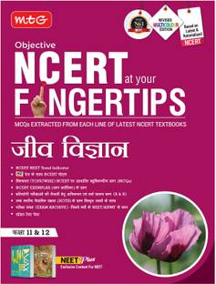 MTG Objective NCERT at your FINGERTIPS Biology in Hindi Medium | NCERT NEET Trend Indicator, Notes, MCQs, Exam Archives with HD Pages | NEET Books (Based on NCERT Latest Pattern 2024-2025)