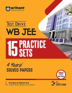 Arihant Test Drive WB JEE 15 Practice Sets 4 Years' Solved Papers