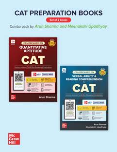 Arun Sharma CAT Bundle/Combo - Quantitative Aptitude(Quant) + Verbal Ability and Reading Comprehension(VARC) for CAT 2025-26 Exam | Latest edition 2025-26 | SET of 2 books