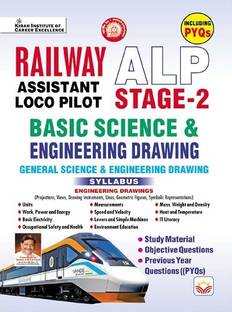 Railway Alp Stage 2 Basic Science & Engineering Drawing Including Pyqs + Study Material + Mock Objective Questions 2025