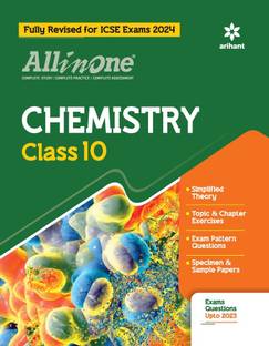 Arihant All In One Class 10th Chemistry for ICSE�Exam�2024 Fifth Edition