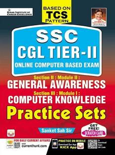 SSC CGL Tier 2 General Awareness and Computer Knowledge TCS Pattern Practice Sets (English Medium)(4088)