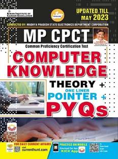 Mp Cpct Computer Knowledge Theory + One Liner Pointer + Pyqs Updated Till May 2023 (English Medium) (4328)