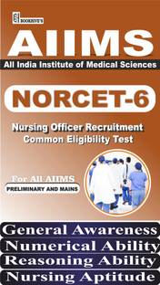 AIIMS NORCET 6 2024 (Nursing Officer Common Eligibility Test) (Set of 4 Books)
