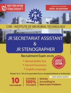 CSIR - IMTECH - Jr Secretariat Assistant & Jr Stenographer