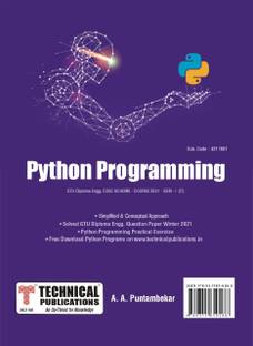 GTUT DIPLOMA Python Programming GTU 21 Course (I - IT - 4311601)