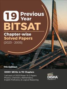 19 Previous Year Bitsat Chapter-Wise Solved Papers