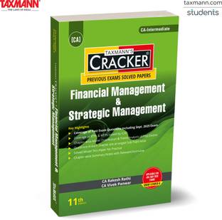 Taxmann's CRACKER for Financial Management & Strategic Management (Paper 6 | FM and SM | FM SM) – Covering past exam questions & answers for CA-Inter | New Syllabus | Jan./May 2026 Exams