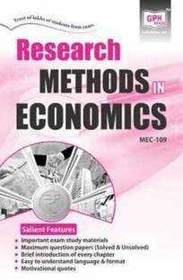 MEC-09/MEC-109 Research Methods in Economics