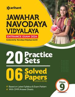 JawaharNavodayaVidyalayaClass9(20PracticeSets&6SolvedPapers)Exam2024