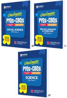 Arihant Checkmate Competency Based Questions (CBQs) Class 10 Science, Social Science and English With 2026 MCQs, Case Based Questions, Assertion Reasoning, Subjective Questions Board Exam Preparation