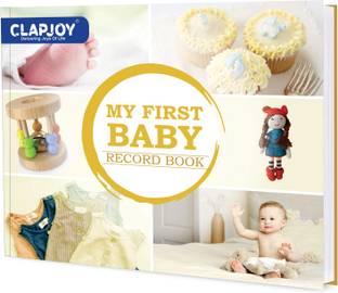 Clapjoy My First Baby Record Book Newborn Journal For Expecting Parents