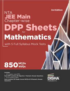 Nta Jee Main Chapter-Wise Dpp Sheets for Mathematics with 5 Full Syllabus Tests Multiple Choice Questions Numeric Value Questions Daily Practice Problems Kota Style