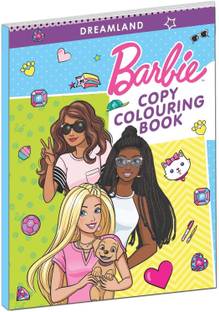 Barbie Copy Colouring Book  - Filled with Barbie characters, Each page | Barbie Colouring Book for Little Artists | Coloring Book for Kid