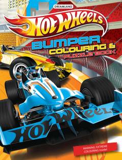 Hot Wheels Bumper Colouring & Puzzle Book