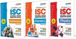 Arihant ISC Question Bank Chapterwise & Topicwise Class 12 Physics, Chemistry & Mathematics 25 & 21 Years Solved Papers, 3 Sample Papers, Key Ideas, Concept Enhancer & Common Mistakes