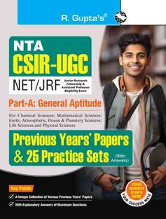 CSIR-UGC-NET/JRF (Part-A: General Aptitude) � Previous Years� Papers & 25 Practice Sets (With Answers)