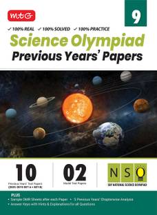 MTG NSO Class-9 Olympiad 10 Previous Years Papers (2023-2019 Set A & B) Science with Mock Test Papers - Sample OMR Sheet with Chapterwise Analysis | SOF Olympiad Books For 2024-25 Exam
