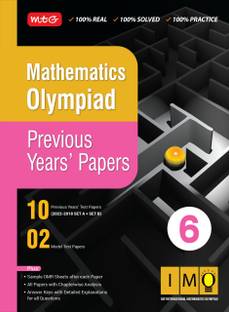 MTG Mathematics (IMO) Olympiad Previous Years Papers with Mock Test Papers Class 6 - Sample OMR Sheet with Chapterwise Analysis | SOF Olympiad Books For 2023-24 Exam