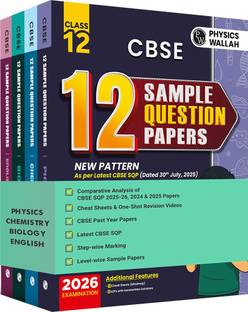 Pw Cbse Class 12 Sample Papers Combo Set