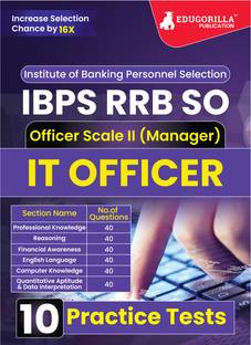 IBPS RRB SO IT Officer Scale II Exam  - 2024 (English Edition) - 10 Full Length Practice Tests (2800 MCQ) with Free Access to Online Tests