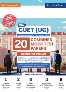 Oswaal Nta Cuet (Ug) Combined Mock Test Papers Commerce
