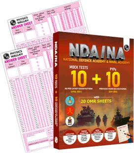 PW UPSC NDA/NA 10 Previous Year Papers (PYQs) & 10 Mock Tests For 2025-26 Exam
