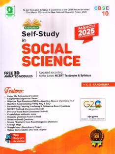 EVERGREEN CBSE SELF STUDY IN SOCIAL SCIENCE - CLASS 10 (FOR 2025 EXAMS) INCLUDES FREE 3D ANIMATED MODULES