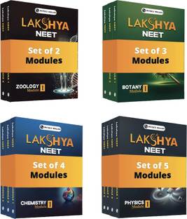 PW Lakshya For NEET Class 12 Physics, Chemistry, Botany and Zoology Modules with Solutions & 14 OMR Sheets Combo Set of 14 Books (2025 Edition)