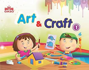 GIKSO Art and Craft-1 for Kids Age 4 to 7 Years Old | Activity Book for Children with Drawing, Painting, Colouring Activities - Reprinted 2020  - Art and craft Book