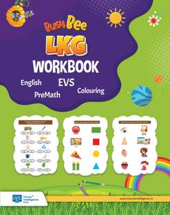 LKG Activity Worksheets (English, Maths, GK, Colouring)