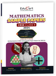 Educart CBSE Mathematics Class 9 Sample Paper 2023-24 (Introducing Revision Maps and Past Year Papers) 2024