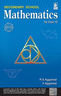 Secondary School Mathematics for Class 10  - Rs aggrwal with 1 Disc