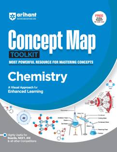 Arihant Concept Map Toolkit Chemistry Visual Learning Guide for NEET, JEE Exams Master Physics Concepts with Diagrams, Practice and Previous Year Questions
