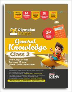 Olympiad Champs General Knowledge Class 2 with Chapter-wise Previous 10 Year (2015 - 2024) Questions 4th Edition | Complete Prep Guide with Theory, PYQs, Past & Practice Exercise |
