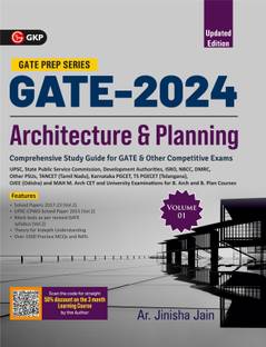 GATE 2024 Architecture & Planning Vol 1 - Guide by Ar. Jinisha Jain