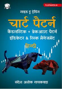 Guide to candlestick trading chart patterns - Candlestick Trading chart pattern book in Hindi | Includes Candlestick & Breakout Patterns | Indicators & Risk Management