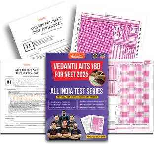 Vedantu All India Test Series AITS 180 For NEET Examination 2025 | NCERT Based Mock Test On The Latest NTA Pattern | OMR Practice Sheets And Detailed Solution Booklet With 16 Full Syllabus Test