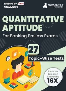 Quantitative Aptitude For Banking Prelims Exam  - 2024 (English Edition) - Solved 27 Topic-wise Tests For SBI/IBPS/RBI/IDBI Bank/Nabard/Clerk/PO with Free Access To Online Tests