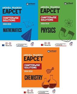 Eapcet Andhra Pradesh Set of 3 Books Maths-Physics-Chemistry 2025