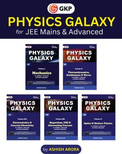 Physics Galaxy Set of 5 Volumes for JEE (Main & Advanced) 3rd Edition by Ashish Arora (Mechanics, Thermodynamics, Oscillations & Waves, Electrostatics & Current Electricity, Magnetism, EMI & Alternating, Optics & Modern Physics)
