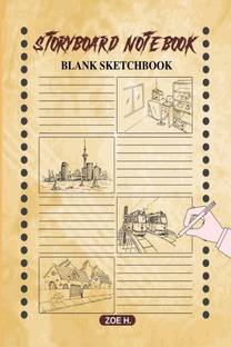 Storyboard Notebook Blank Sketchbook