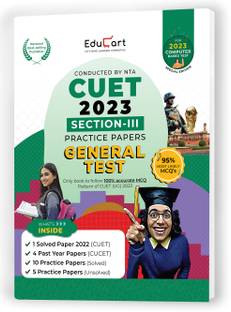 Educart Nta Cuet General Test Section III Practice Papers 2023